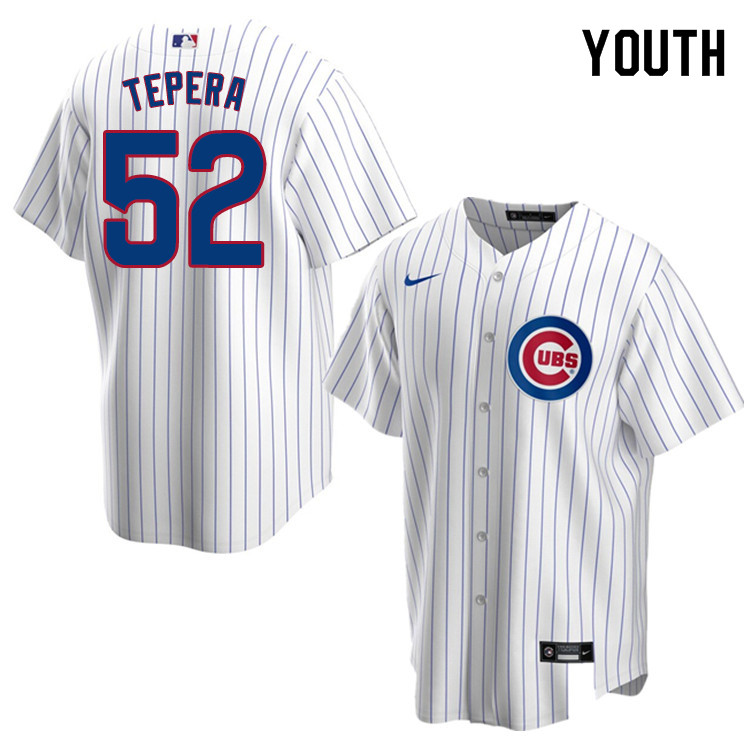Nike Youth #52 Ryan Tepera Chicago Cubs Baseball Jerseys Sale-White